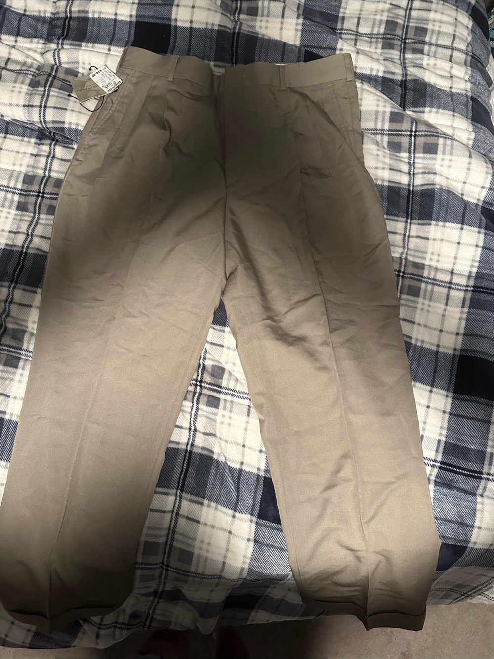 GENERRA Men's Khaki Dress Pants